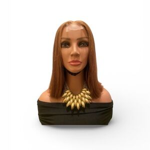 BC297 Human Hair 2x6 Lace Closure wig-12”